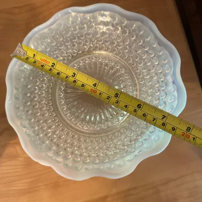 Anchor Hocking Moonstone White Opalescent Ruffled Bowls – Lot of 8