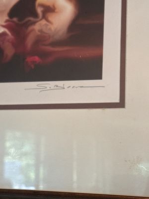 Edit- Steve Bloom “Serenade” 12x15" Framed Seriolithograph Print Numbered & Signed
