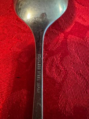 Set of Vintage Collectible Spoons and Rack (DR)