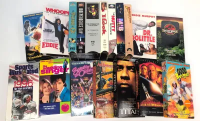 1980s, 1990s and Early 2000s VHS Tapes