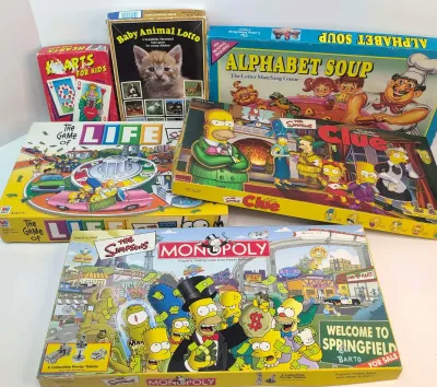 Board Games: Simpsons, Kids Games