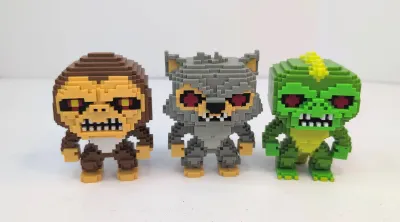 Funko Pop! 8-Bit Rampage 3-Pack