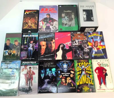 Classic VHS Movie Tapes
