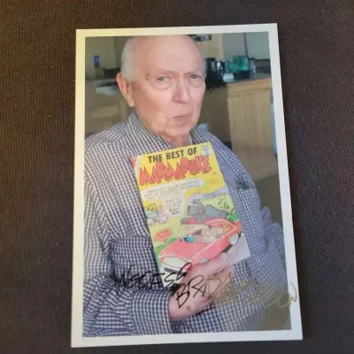 Brad anderson signed photograph