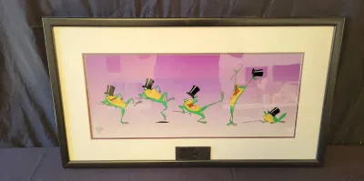 Michigan j frog hello my baby voice chip limited edition sericel