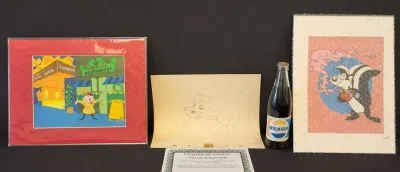 ORIGINAL PRODUCTION ANIMATION DRAWINGS "FERDINAND THE BULL"