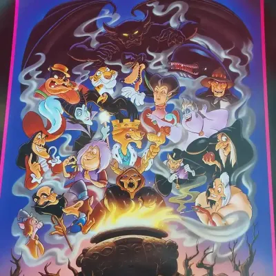 Disney 1997 villians poster