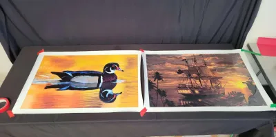 Two gorgeous canvas art print