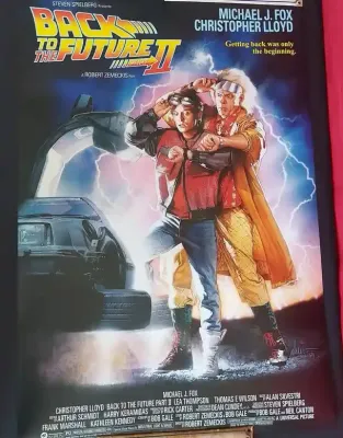 Back to the future ii original movie poster