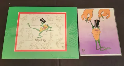 Michigan j frog ribet limited edition sericel model sheet