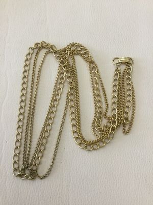 Beautiful vintage, mid century multi strand statement necklace