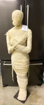 Almost Life-size, Wrapped Mummy, Halloween Decoration
