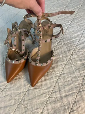 Valentino Studded Strappy Heels