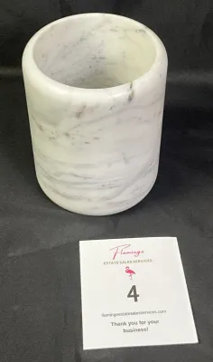 Marble Utensil Holder/Vase