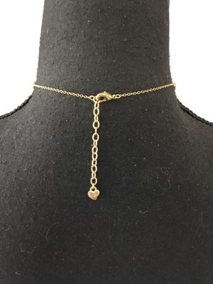 Vintage CaroLee Y necklace gold toned