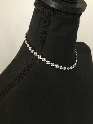 Beautiful, vintage, rhinestone tennis necklace