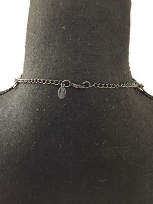 Beautiful Park Lane. Gun metal gray statement, necklace.