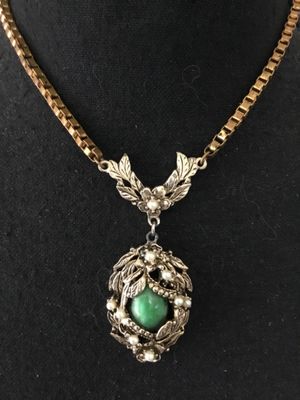 Beautiful, vintage, victorian, revival pendant necklace