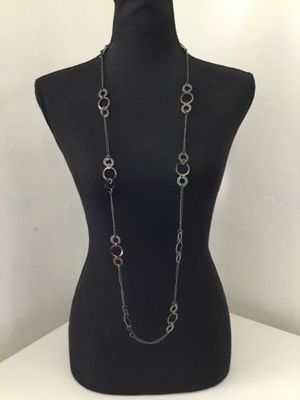 Beautiful Park Lane. Gun metal gray statement, necklace.