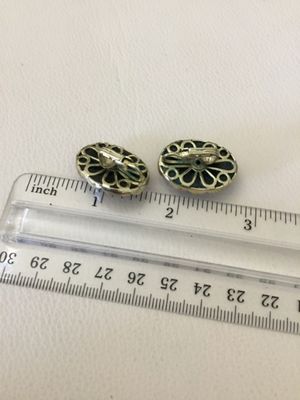 Beautiful vintage clip on earrings