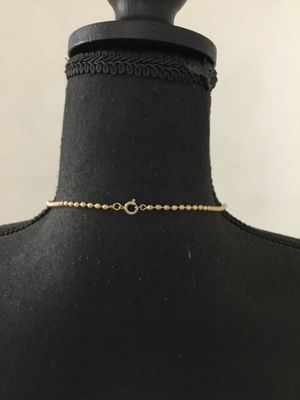 Beautiful vintage gold tone heart necklace