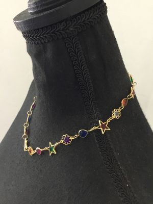 Cute vintage Multi color statement necklace
