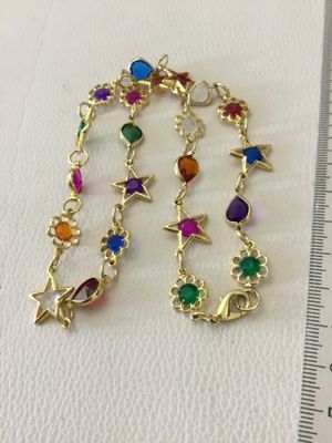 Cute vintage Multi color statement necklace
