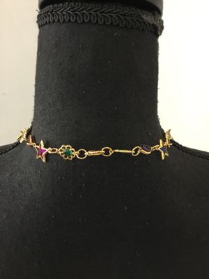 Cute vintage Multi color statement necklace