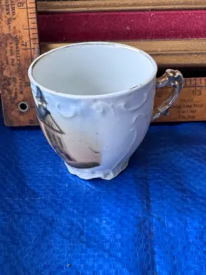 Antique Wheelock Germany Souvenir Cup - High School, Cambria, Wis.