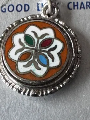 Vintage Sterling Silver Charms - University of Wisconsin & Hoffman Hex