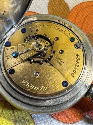 Antique Elgin National Watch Co. Pocket Watch - Serial 4343550