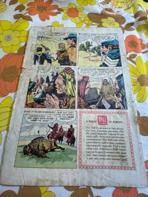 Vintage Dell Comic Book Lee Hunter Indian Fighter No. 779 (1957)