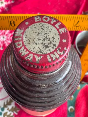 Vintage Old English Scratch Cover Furniture Polish Glass Bottle