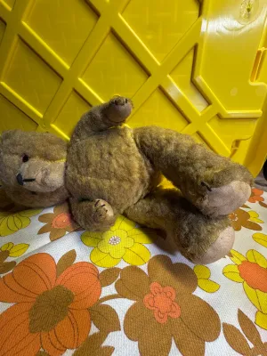 Vintage Mohair Jointed Teddy Bear