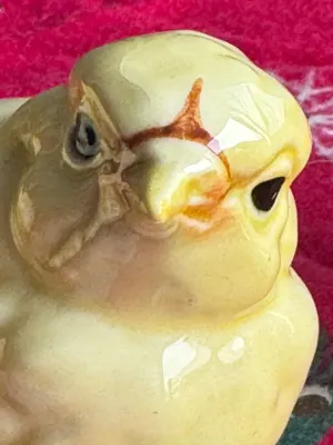 Vintage Goebel W. Germany Ceramic Yellow Chick Figurines - Set of 3