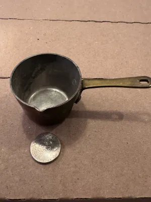 Vintage Bazar Francais New York "666" Copper Butter Melter