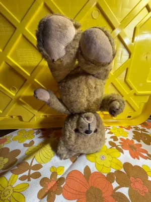 Vintage Mohair Jointed Teddy Bear