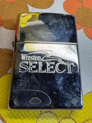 Vintage Zippo Lighters - Camel & Winston Select (Set of 2)