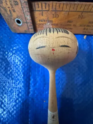 Vintage Shirokiya Japanese Wooden Kokeshi Doll