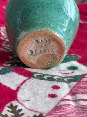 Mid-century studio art pottery crafted in Denmark