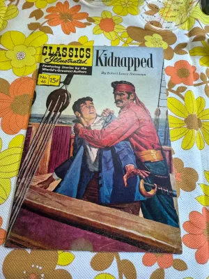 Vintage Classics Illustrated No. 46 Kidnapped Comic Book