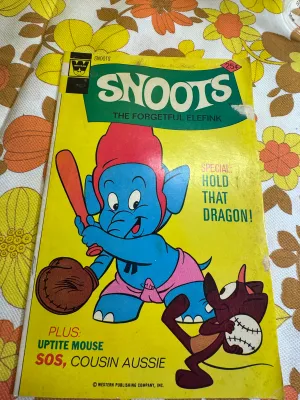 Vintage Whitman Snoots The Forgetful Elefink Comic Book