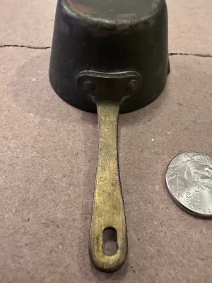 Vintage Bazar Francais New York "666" Copper Butter Melter