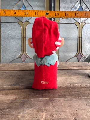 Vintage Japan Felt Pixie Elf Christmas Ornament