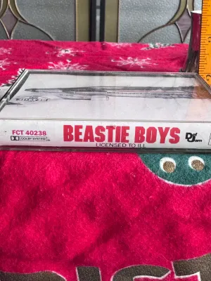 Beastie Boys 'Licensed to Ill' Cassette Tape (1986, Def Jam)