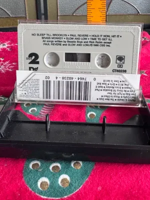 Beastie Boys 'Licensed to Ill' Cassette Tape (1986, Def Jam)
