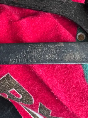 Vintage Remington Automatic Hand Trap Clay Target Thrower
