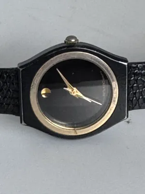 Vintage Movado Museum Watch with Genuine Royal Lizard Strap