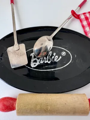 Vintage Mattel Barbie Doll Kitchen Accessories Set