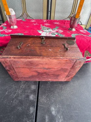 Antique Ransom & Randolph Cutwell Dental Bur Wooden Cabinet Box